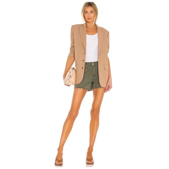 PAIGE Mayslie Utility Short in Vintage Ivy Green
